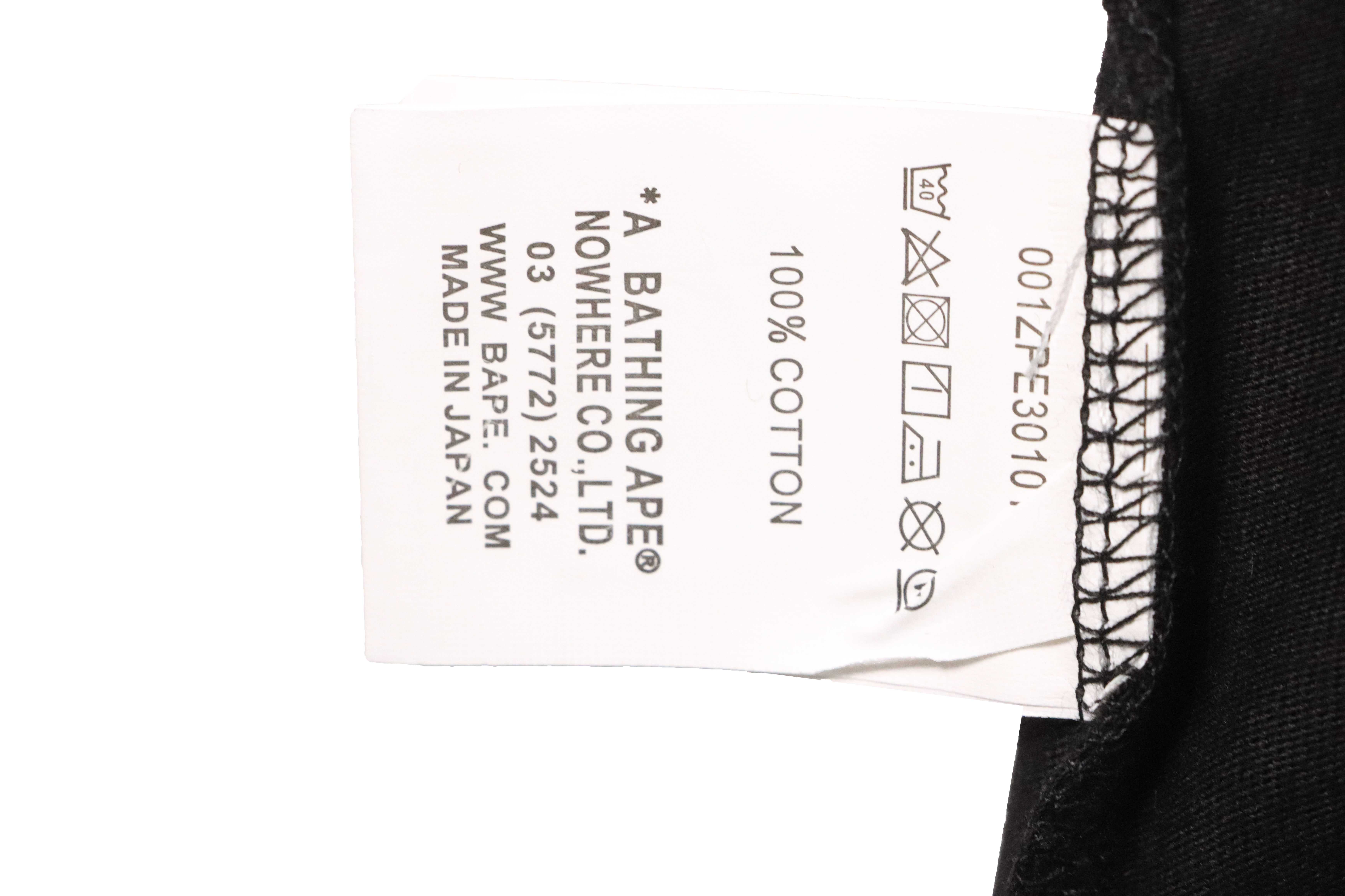 BAPE Union co-branded ape head short sleeve black