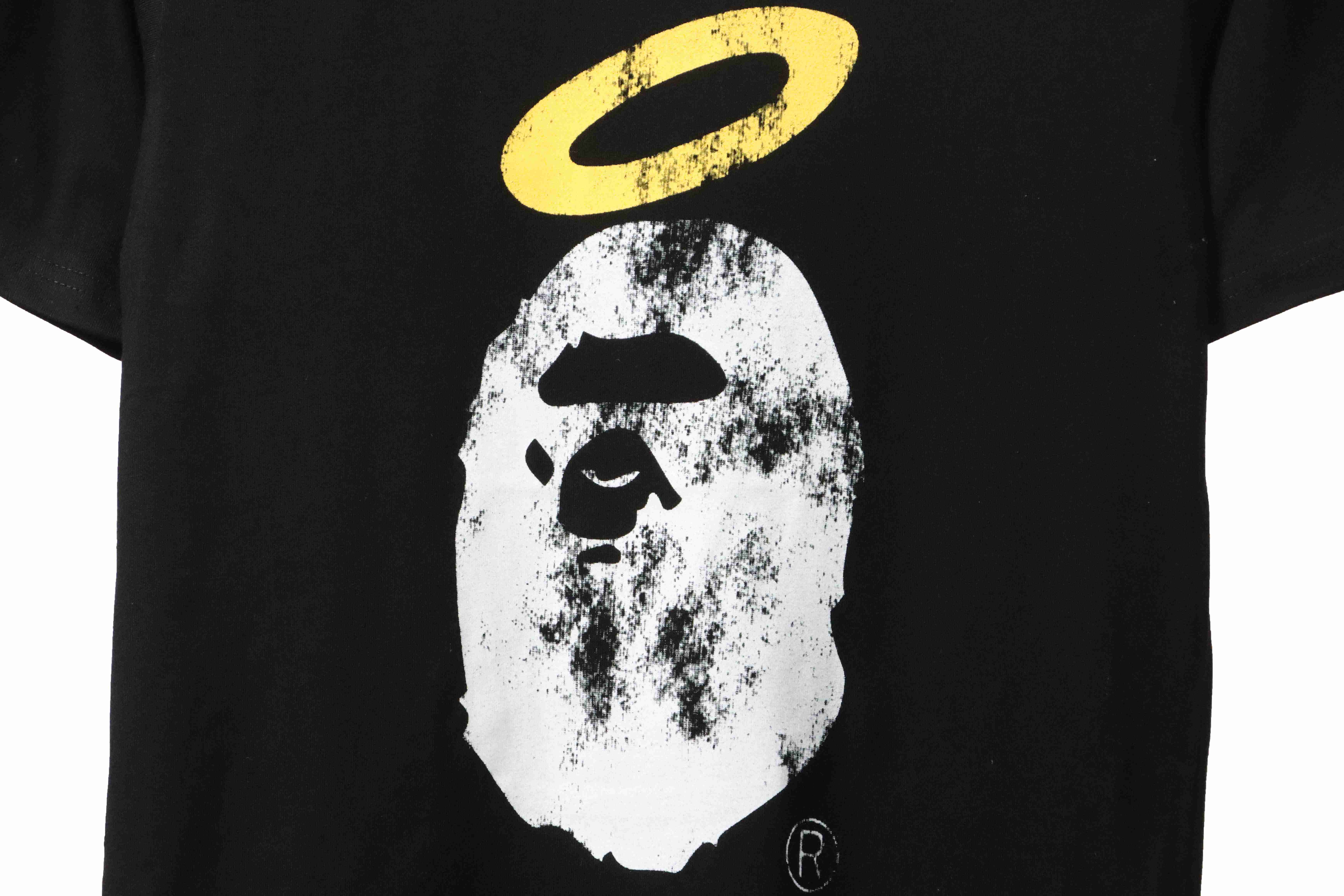 BAPE Union co-branded ape head short sleeve black