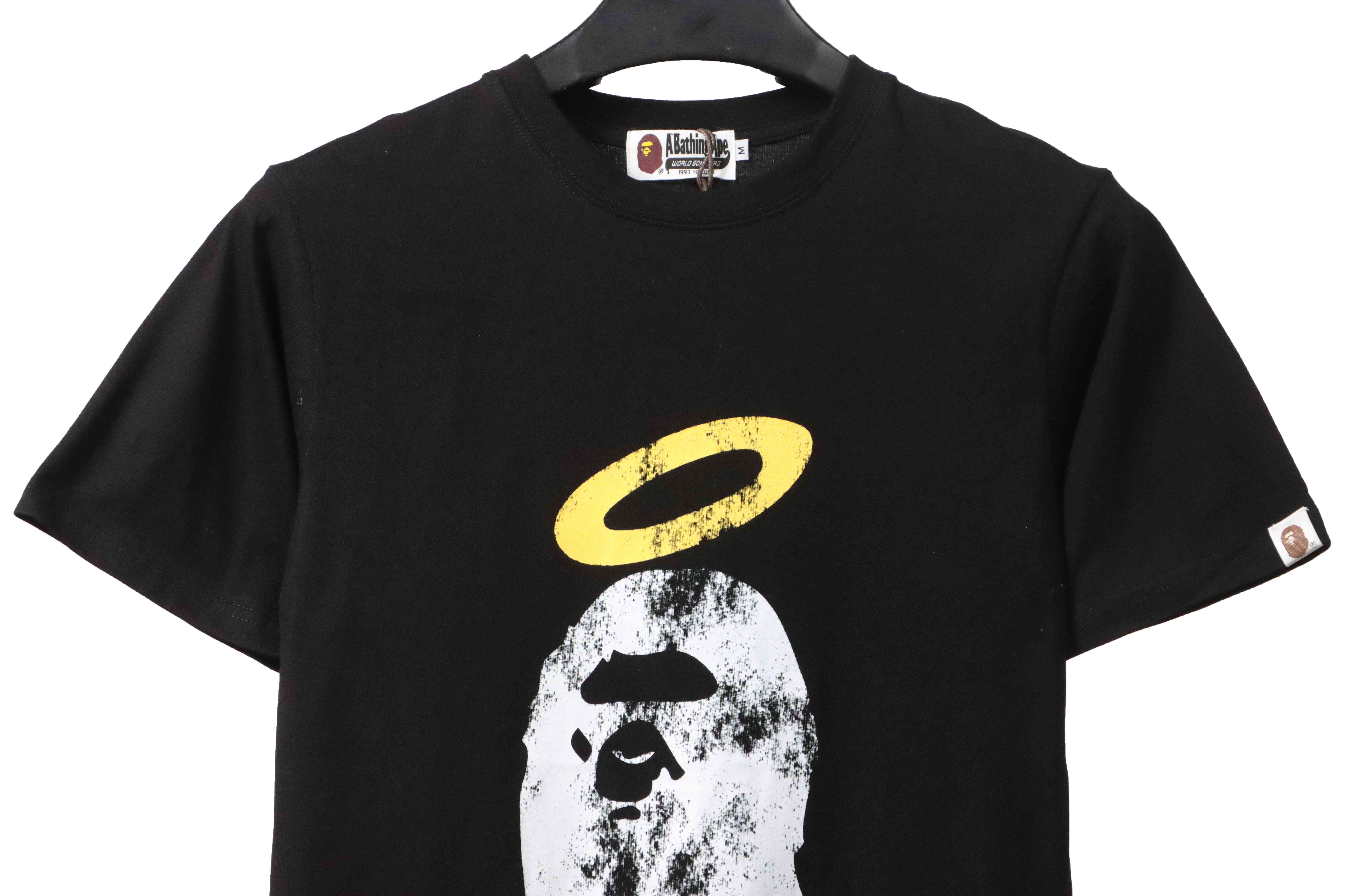 BAPE Union co-branded ape head short sleeve black