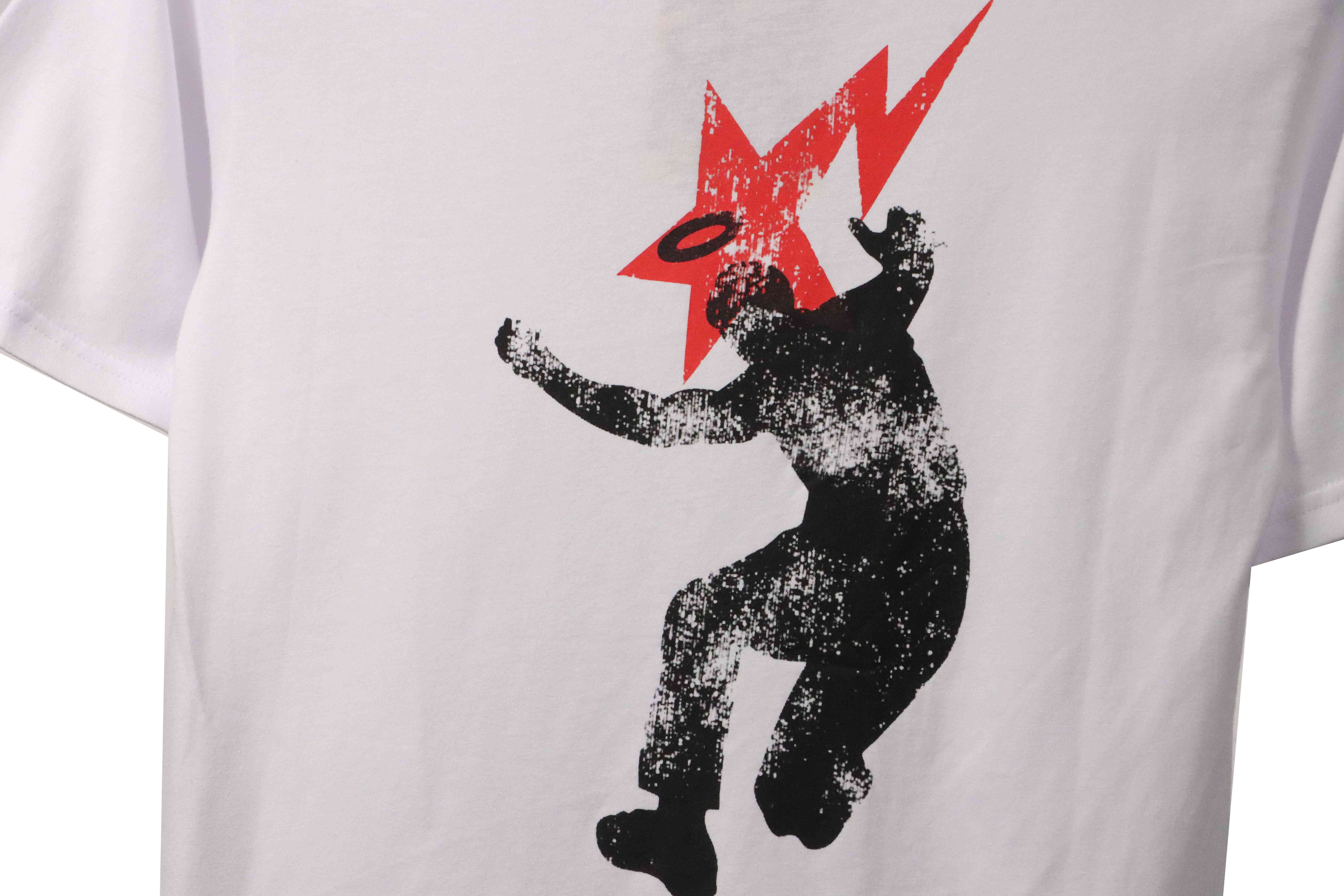 BAPE Union co-branded ape head short sleeve white