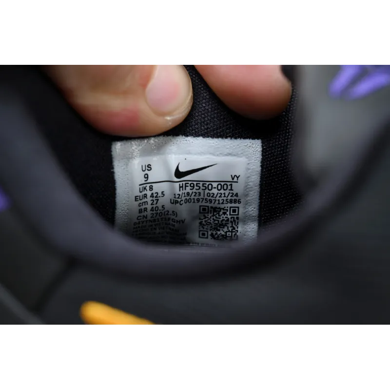 Nike Kobe 8 Protro Lakers Away HF9550-001