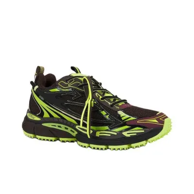 OFF-WHITE Be Right Back Chocolate Brown Green OMIA295W24 FAB00 16070  02