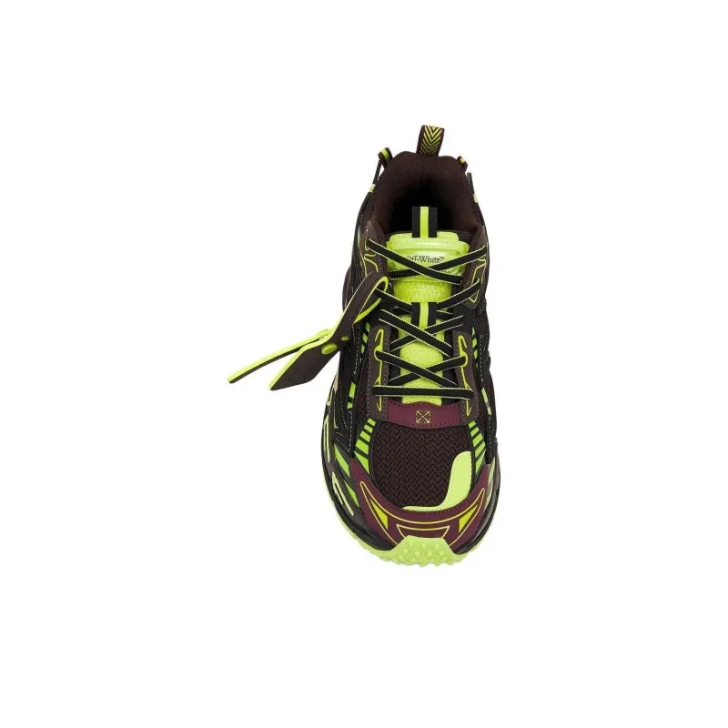 OFF-WHITE Be Right Back Chocolate Brown Green OMIA295W24 FAB00 16070 