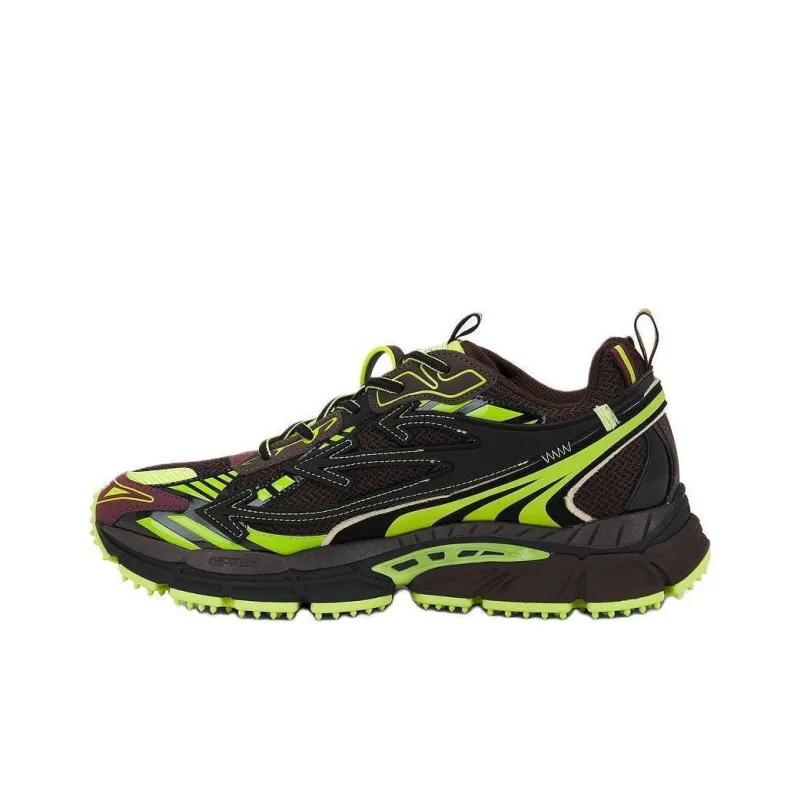 OFF-WHITE Be Right Back Chocolate Brown Green OMIA295W24 FAB00 16070 