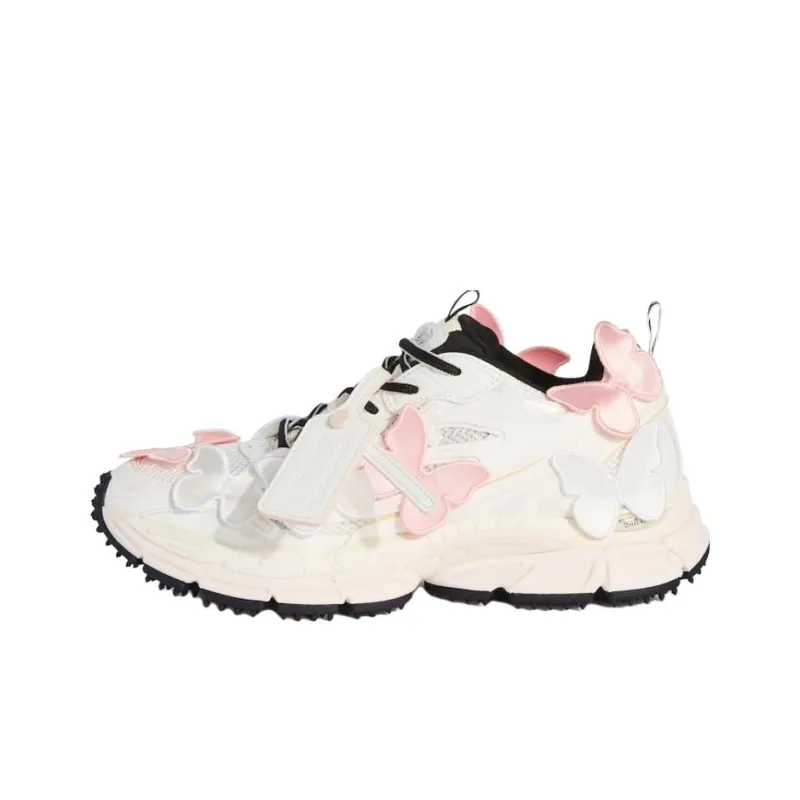 OFF-WHITE Be Right Back Pink White Butterflies (Women's) OWIA289W24FAB0023001