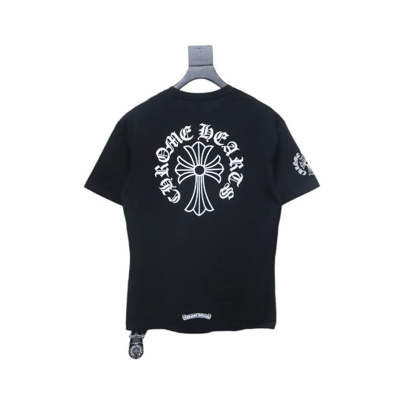 Chrome Hearts Neckline Sanskrit Short Sleeve (Black)