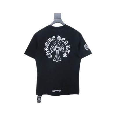 Chrome Hearts Neckline Sanskrit Short Sleeve (Black) 02