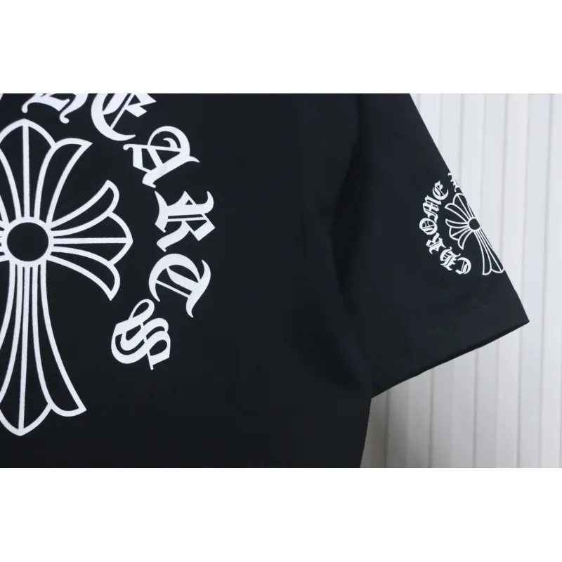 Chrome Hearts Neckline Sanskrit Short Sleeve (Black)