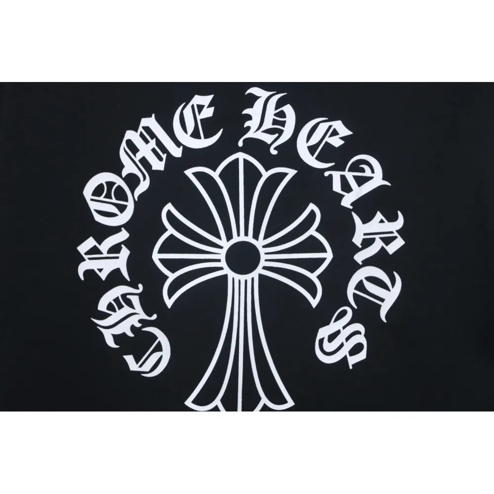 Chrome Hearts Neckline Sanskrit Short Sleeve (Black)