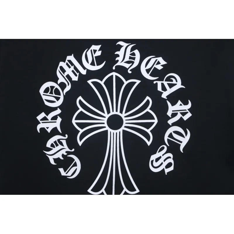 Chrome Hearts Neckline Sanskrit Short Sleeve (Black)