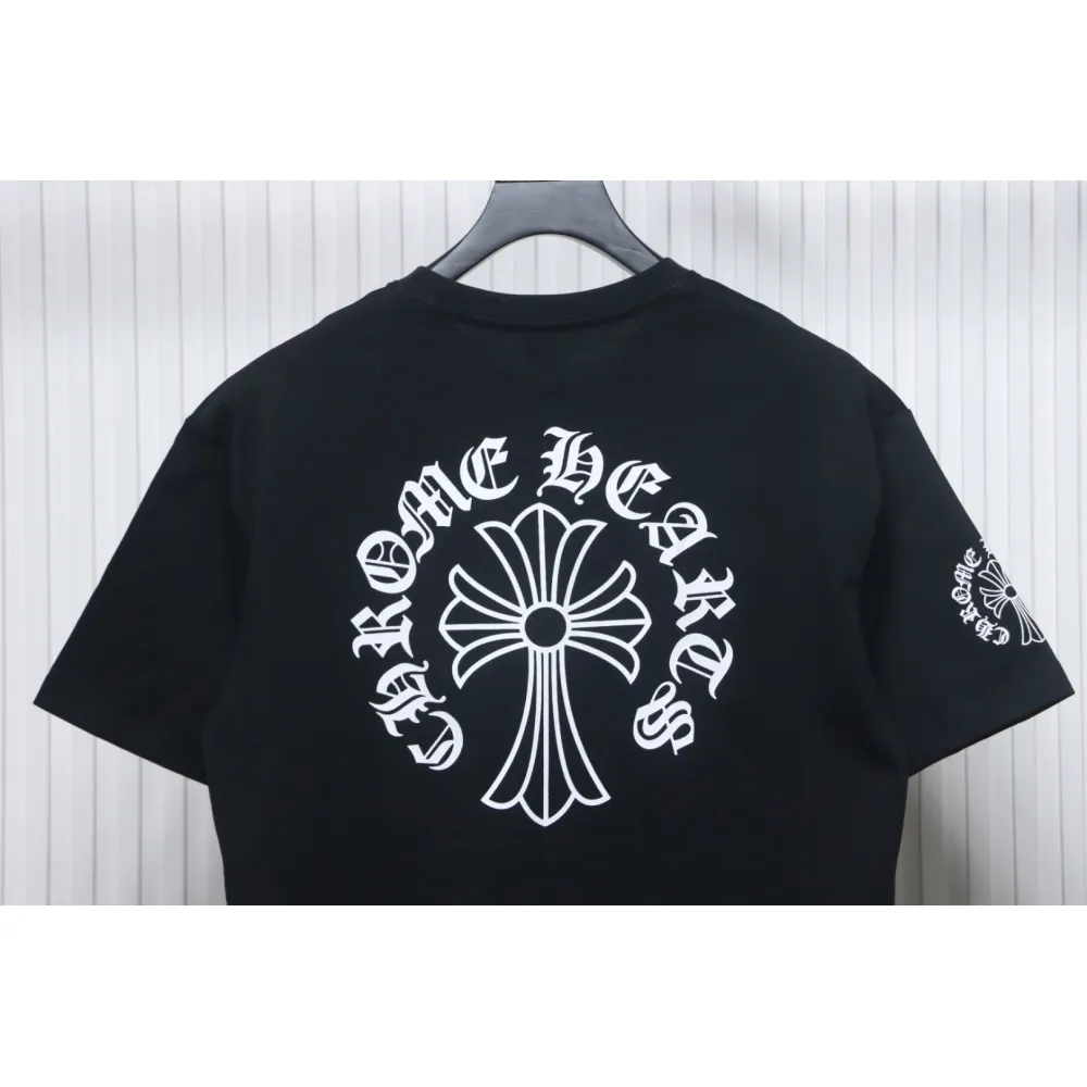 Chrome Hearts Neckline Sanskrit Short Sleeve (Black)