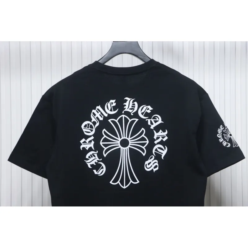 Chrome Hearts Neckline Sanskrit Short Sleeve (Black)