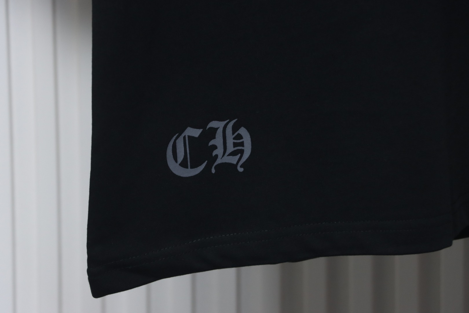 Chrome Hearts Neckline Sanskrit Short Sleeve (Black)