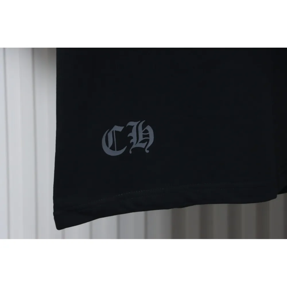 Chrome Hearts Neckline Sanskrit Short Sleeve (Black)