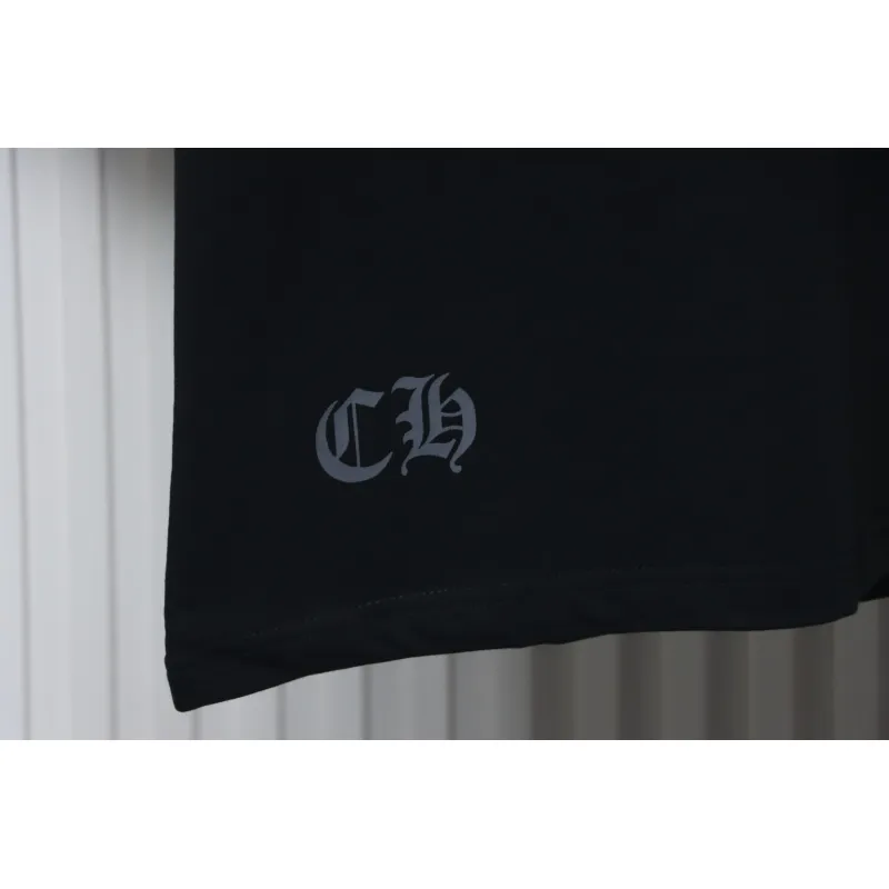 Chrome Hearts Neckline Sanskrit Short Sleeve (Black)