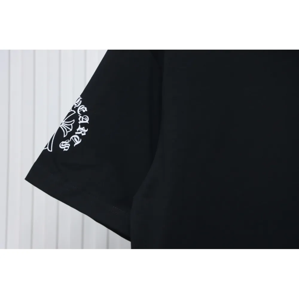 Chrome Hearts Neckline Sanskrit Short Sleeve (Black)