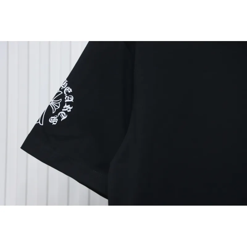 Chrome Hearts Neckline Sanskrit Short Sleeve (Black)