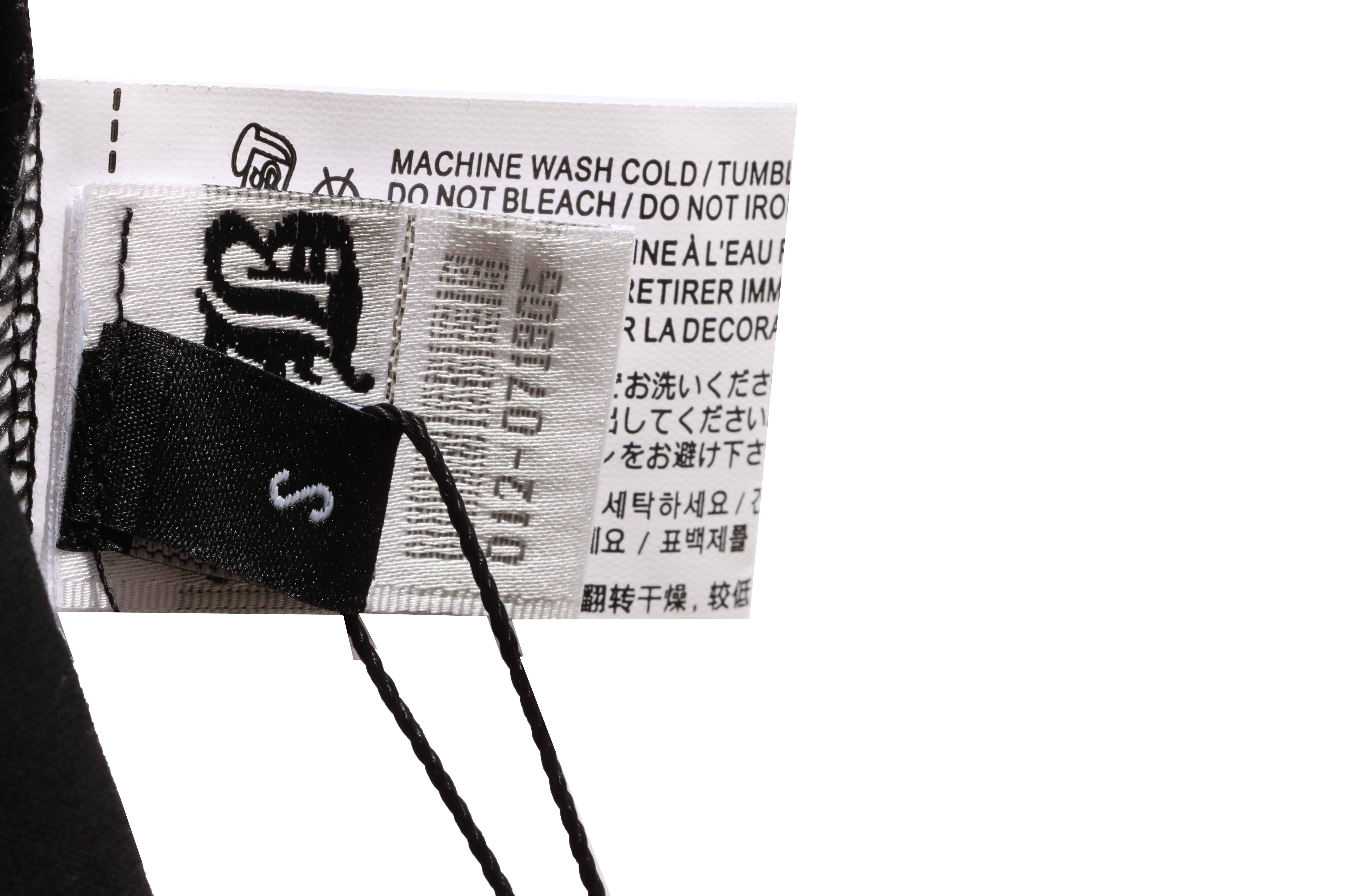 Chrome Heart Cross Sanskrit Scroll Diamond Short Sleeve Black