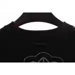 Chrome Heart Cross Sanskrit Scroll Diamond Short Sleeve Black