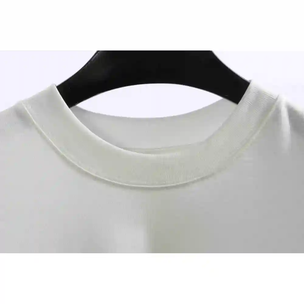 Chrome Heart Cross Sanskrit Scroll Diamond Short Sleeve White