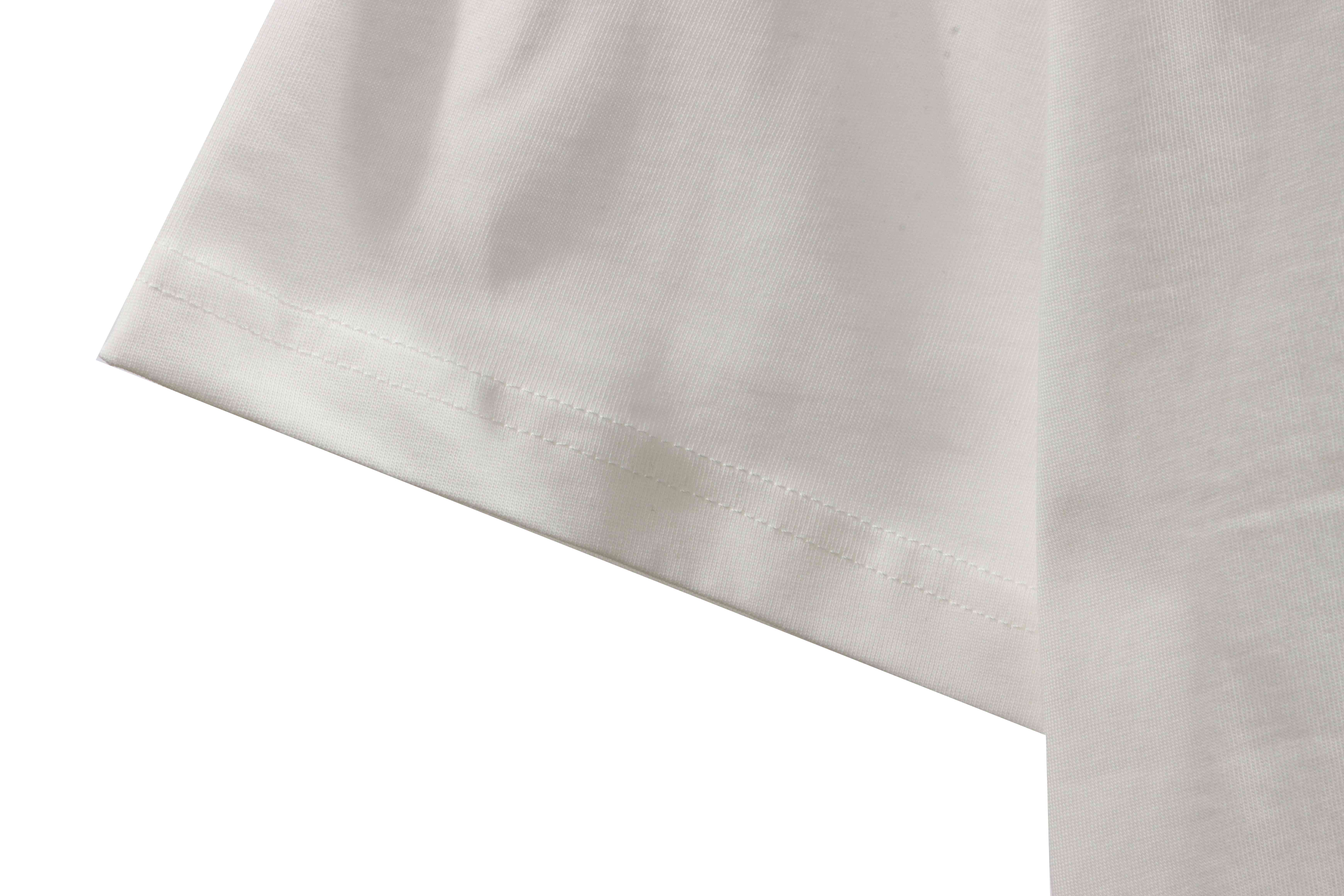 Chrome Heart Cross Sanskrit Scroll Diamond Short Sleeve White