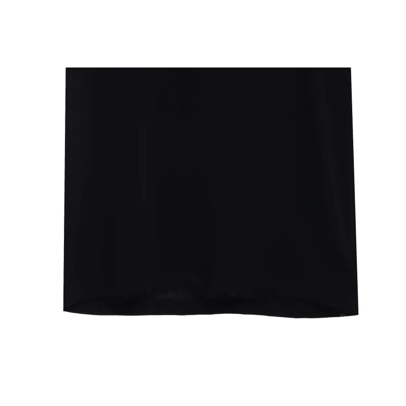 Chrome Heart Melt Print Sanskrit Embroidered Short Sleeve Black