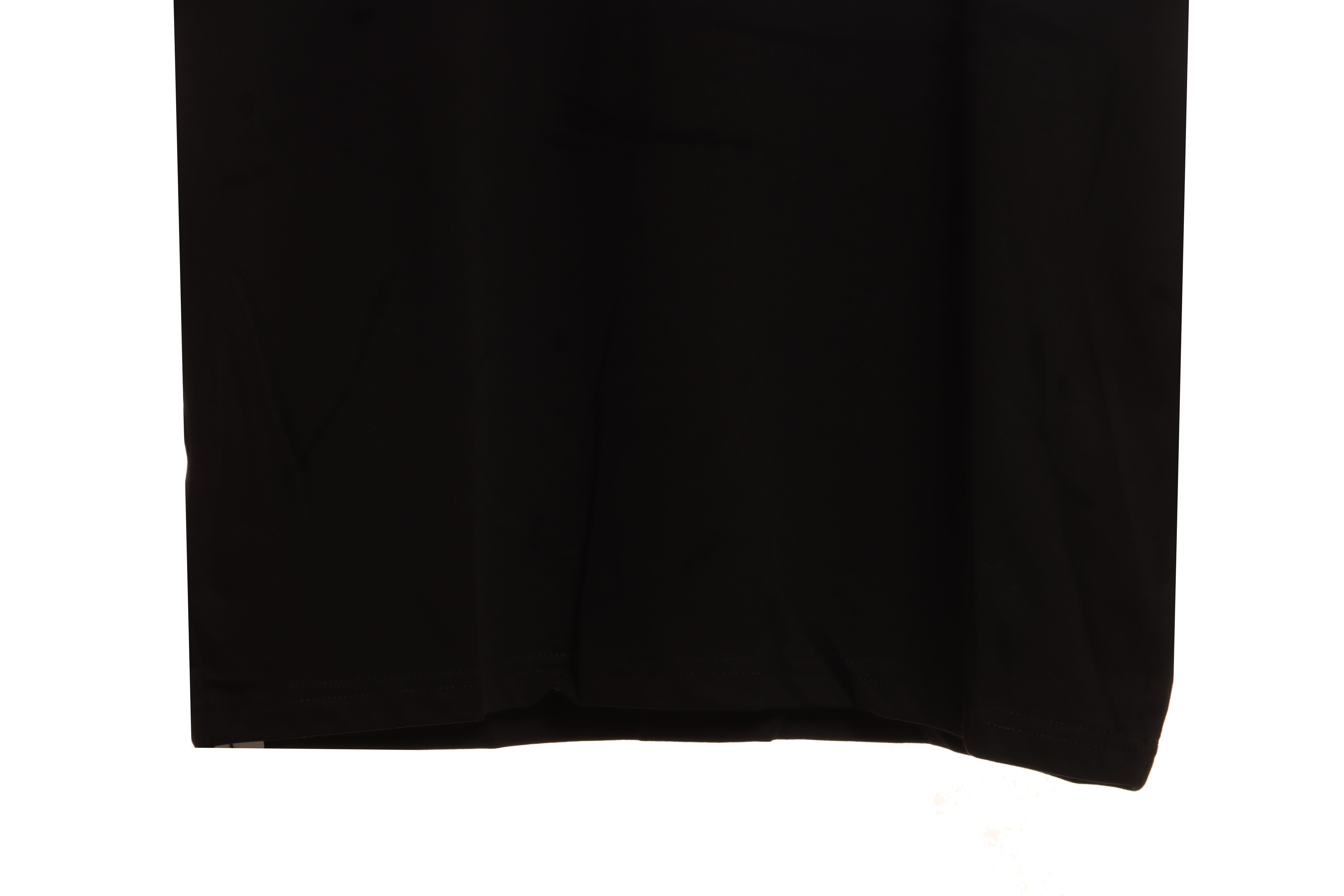 Chrome Heart Neckline Cross Rhinestone Short Sleeves Black