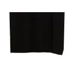 Chrome Heart Neckline Cross Rhinestone Short Sleeves Black