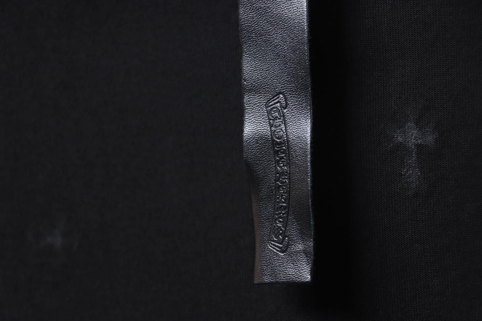 Chrome Hearts 2024ss new metal cross star diamond couple casual T-shirt black