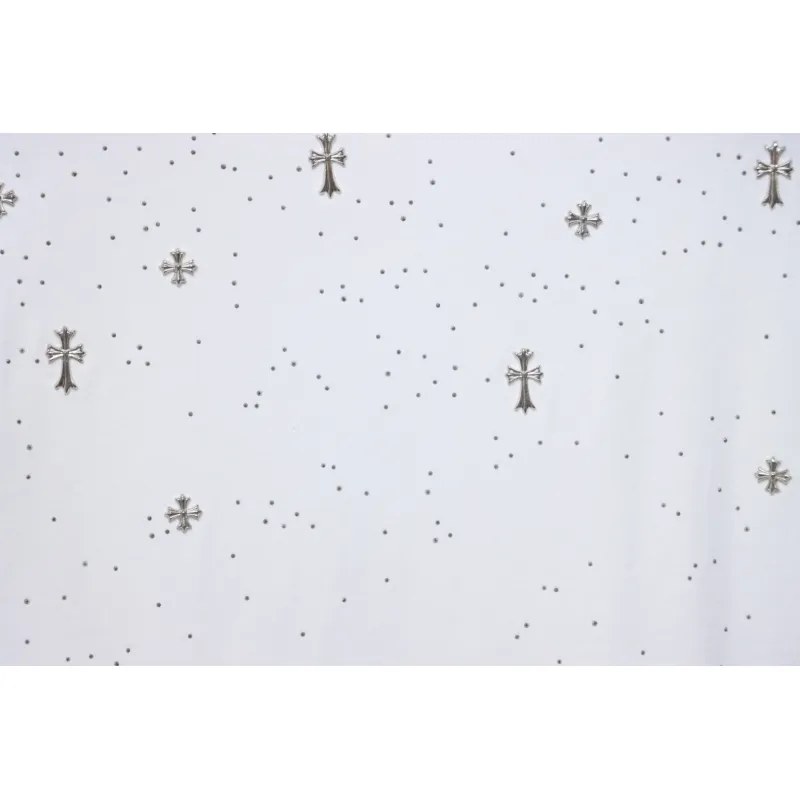 Chrome Hearts 2024ss new metal cross star diamond couple casual short-sleeved T-shirt White