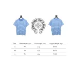 Chrome Hearts 24ss full print cross-dyed short sleeve blue