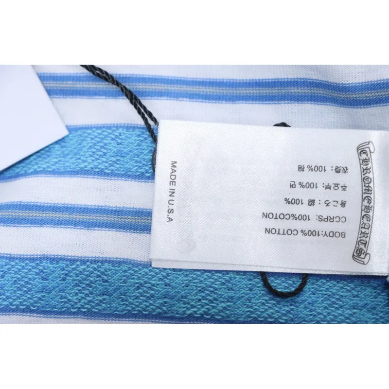 Chrome Hearts 24ss full print cross-dyed short sleeve blue