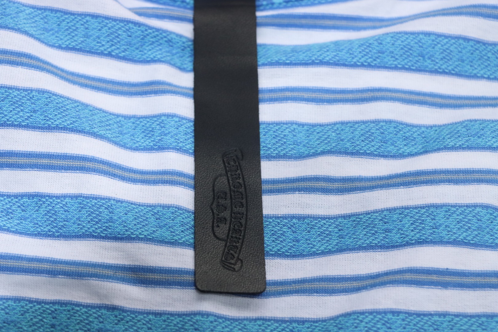 Chrome Hearts 24ss full print cross-dyed short sleeve blue