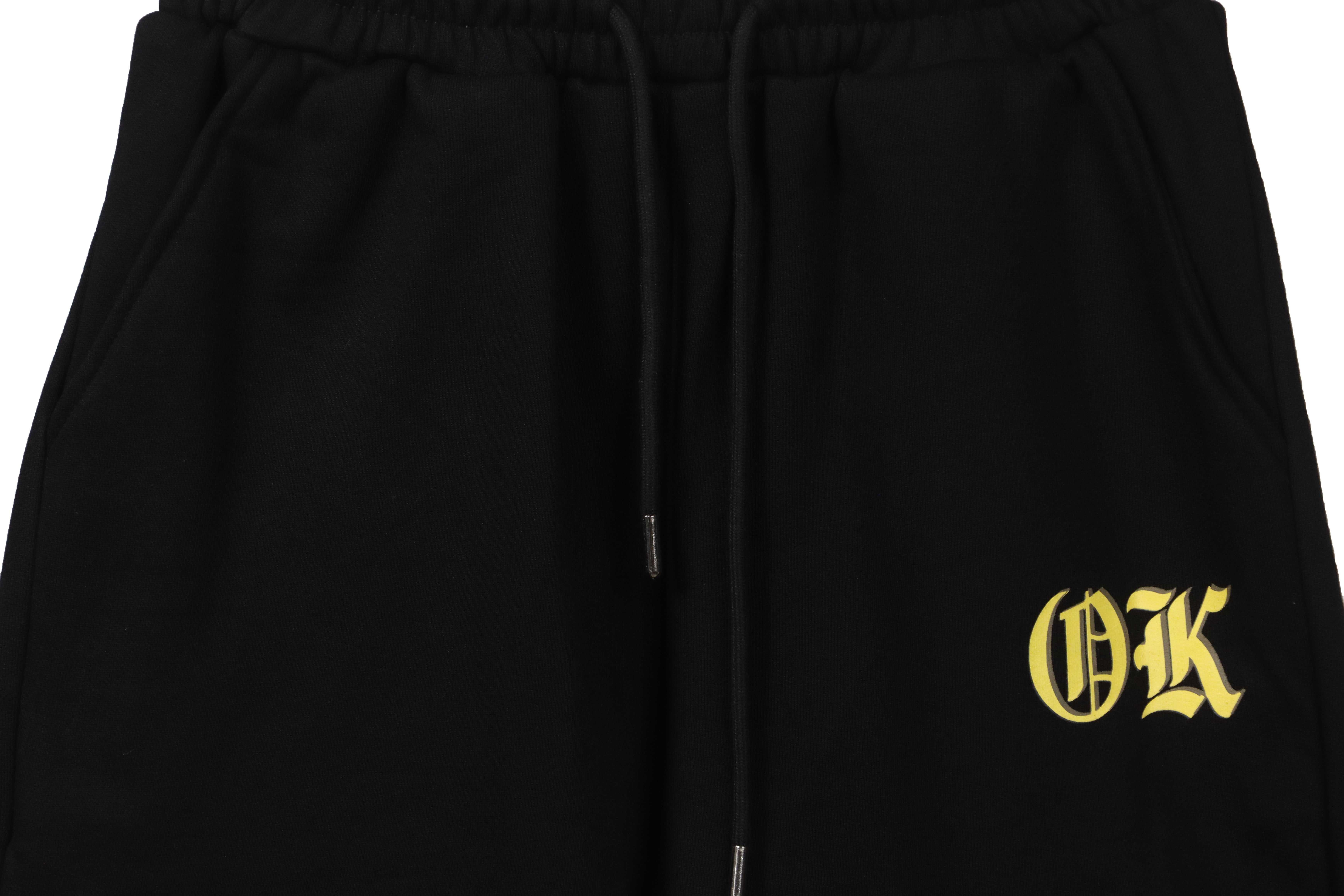 Chrome Hearts Back Pocket Leather Label Silver Shorts Black