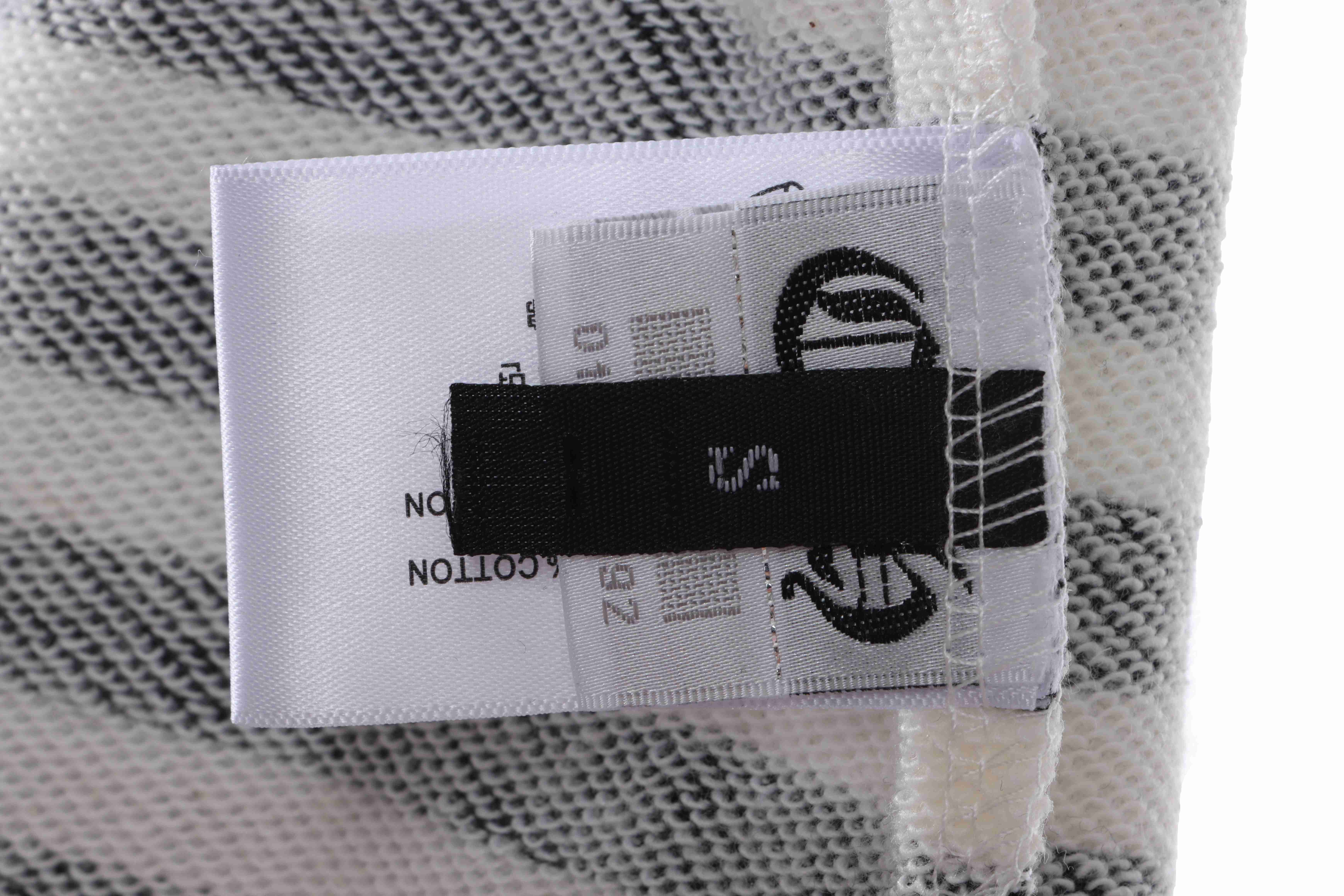 Chrome Hearts black and white striped cross shorts