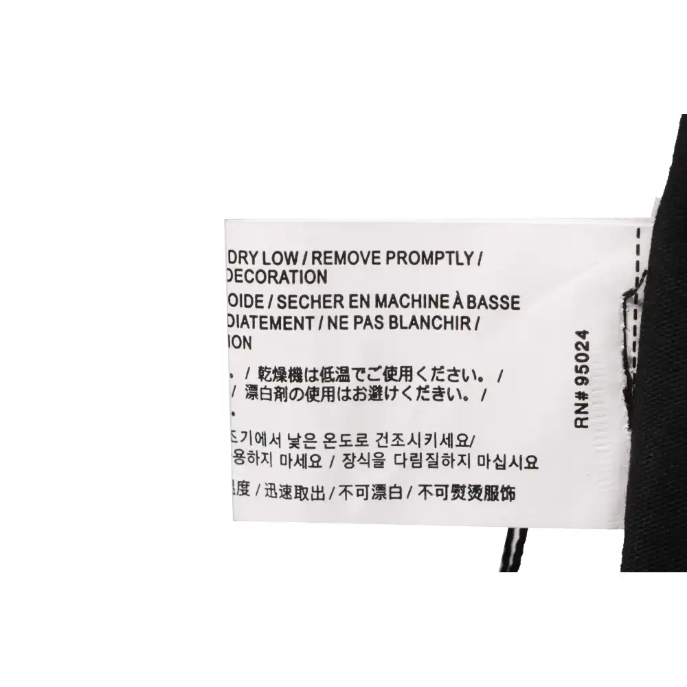 Chrome Hearts Blue Pocket Sanskrit Printed Short Sleeve Black