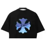 Chrome Hearts Blue Pocket Sanskrit Printed Short Sleeve Black
