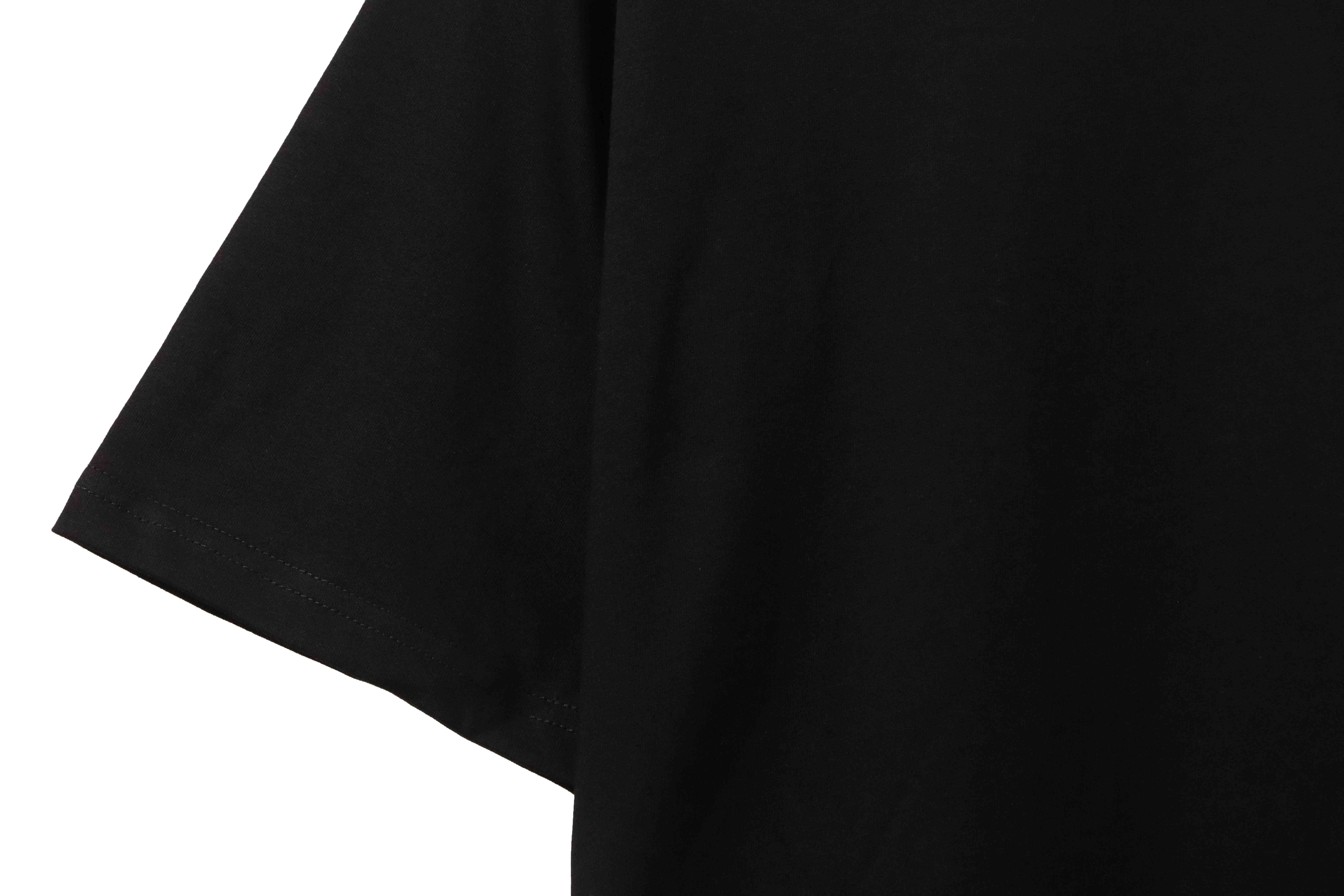 Chrome Hearts Blue Pocket Sanskrit Printed Short Sleeve Black