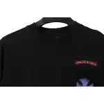 Chrome Hearts Blue Pocket Sanskrit Printed Short Sleeve Black