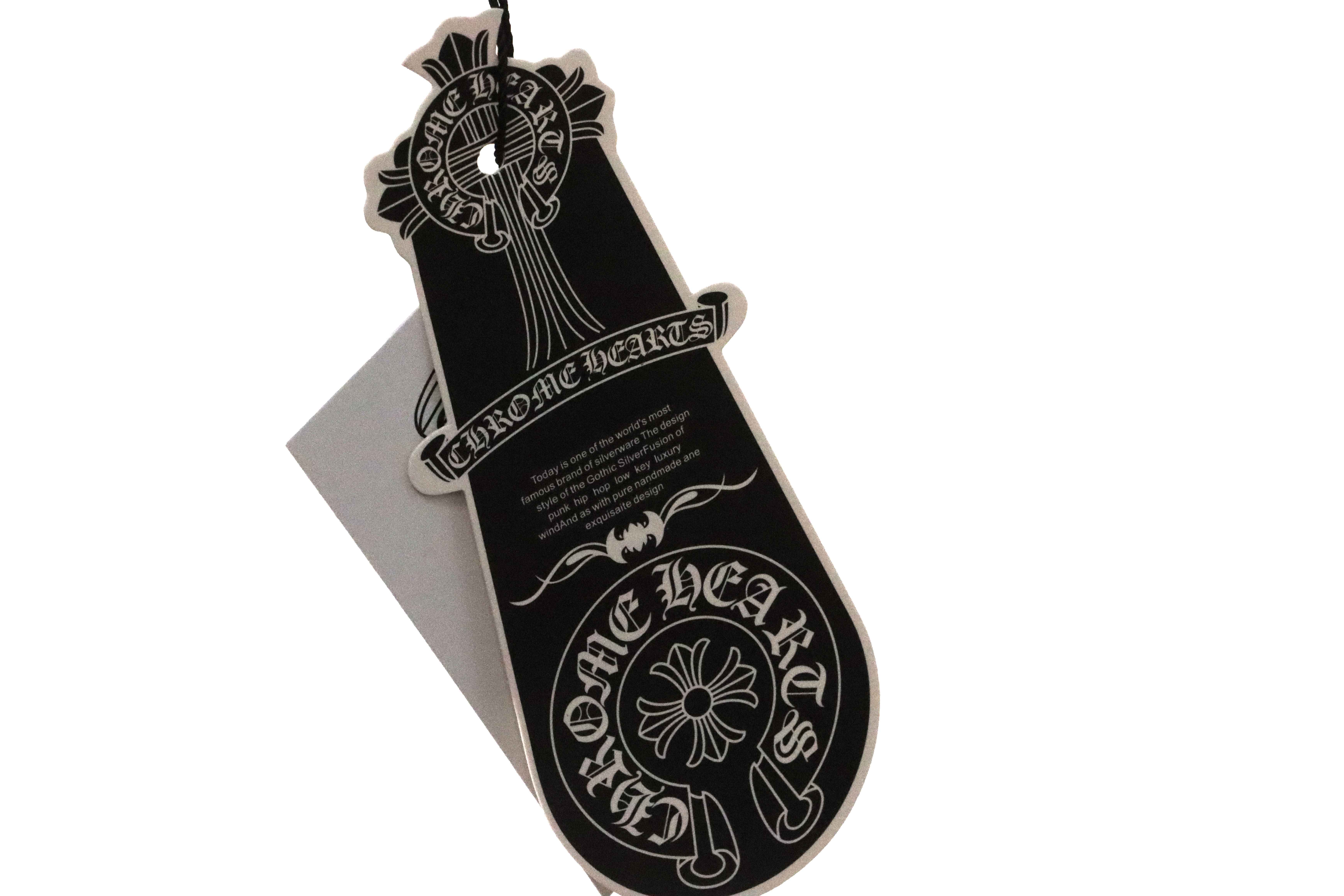 Chrome Hearts Blue Pocket Sanskrit Printed Short Sleeve White