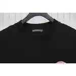 Chrome Hearts CH Sanskrit Cross Round Short Sleeve T-shirt Black