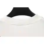 Chrome Hearts chest leather label cross silver short sleeve White