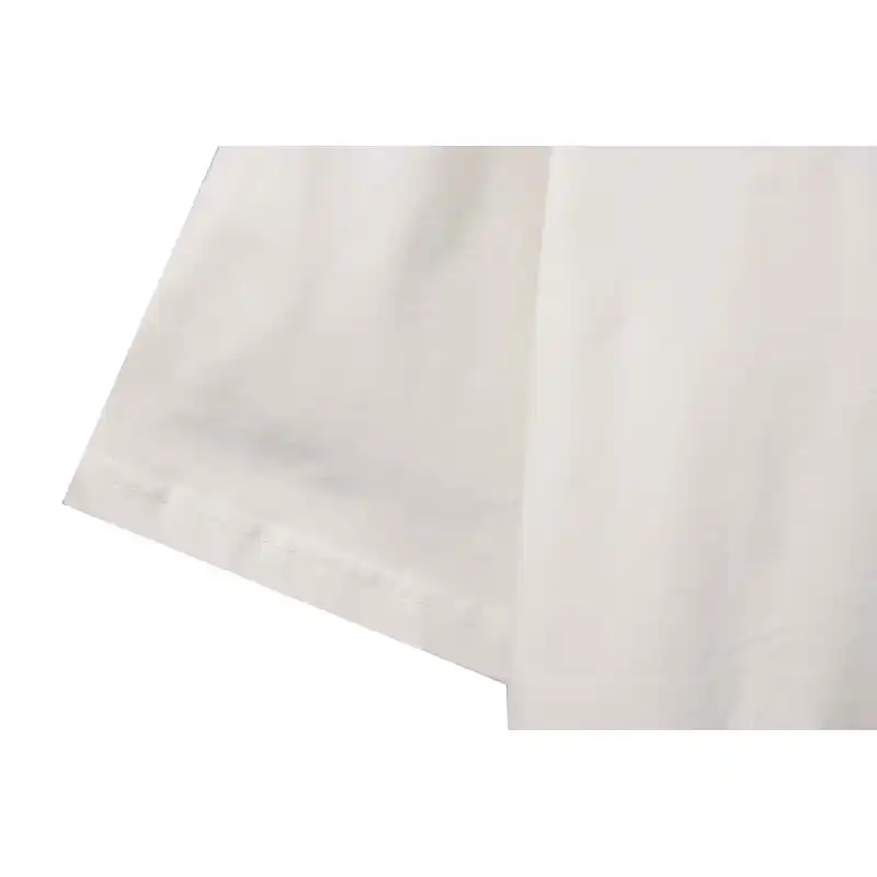Chrome Hearts chest leather label cross silver short sleeve White
