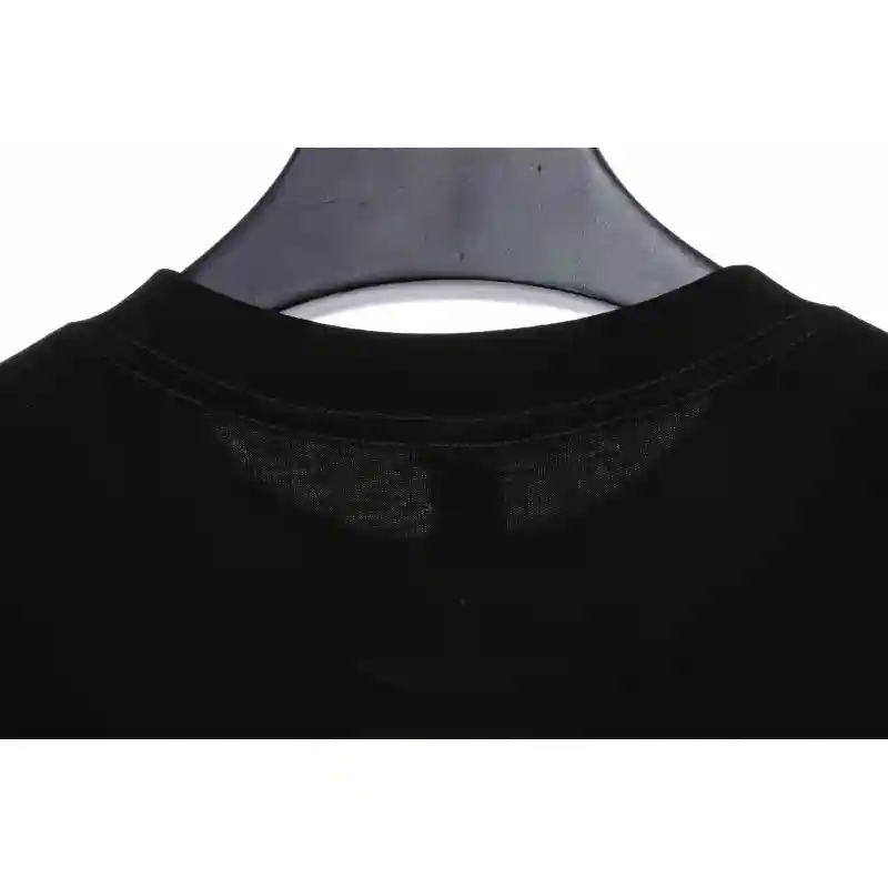 Chrome Hearts Colored Rhinestone Washed Short Sleeve Black