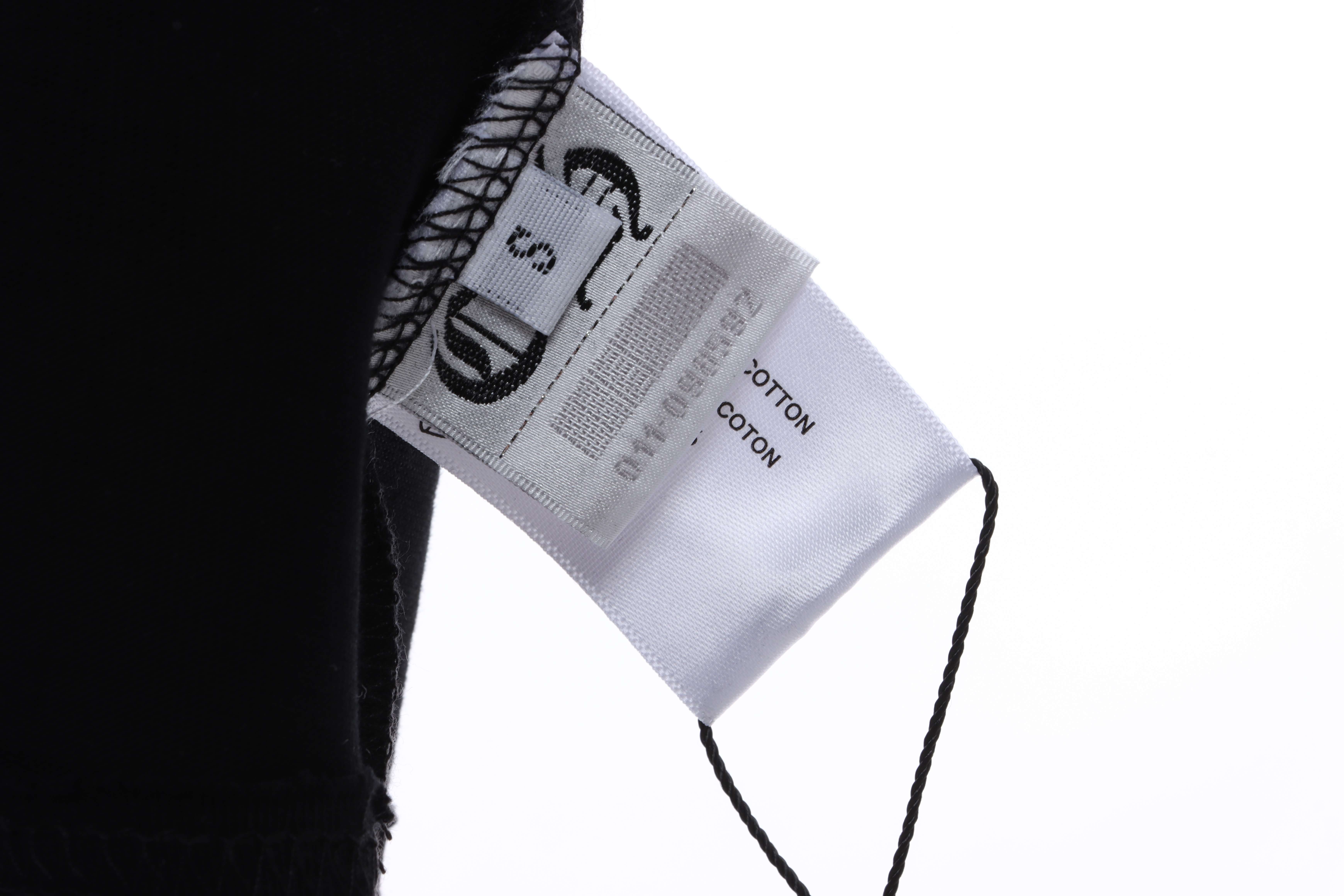 Chrome Hearts Colored Rhinestone Washed Short Sleeve Black