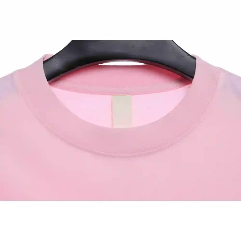 Chrome Hearts Colored Rhinestone Washed Short Sleeve Pink