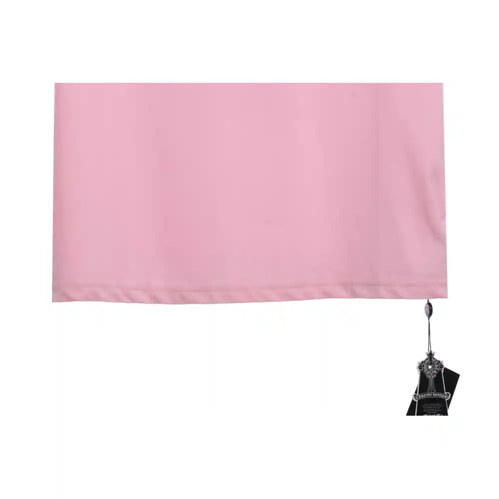 Chrome Hearts Colored Rhinestone Washed Short Sleeve Pink