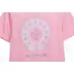 Chrome Hearts Colored Rhinestone Washed Short Sleeve Pink