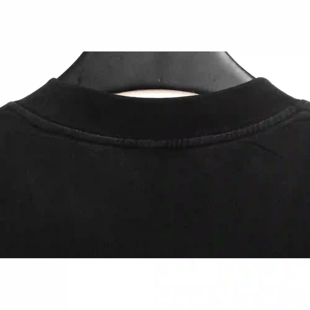 Chrome Hearts Colorful Cross Rhinestone Short Sleeve Black