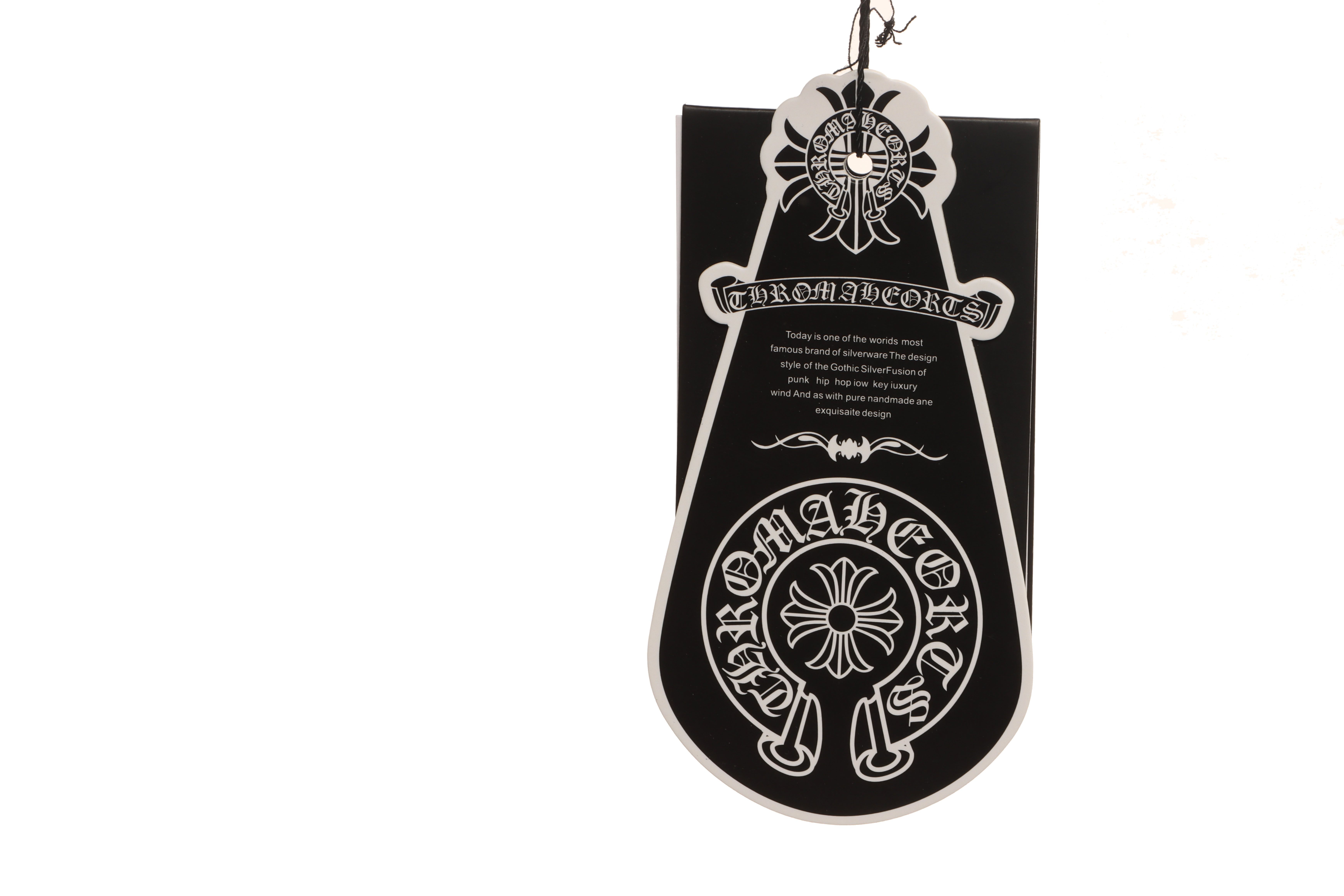 Chrome Hearts Colorful Cross Rhinestone Short Sleeve Black